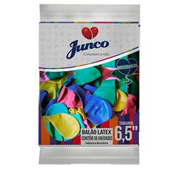 Balão Látex liso Nº 65 Sortido Junco