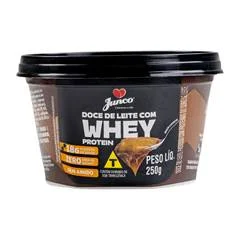 Doce de Leite Com Whey Zero Açúcar Junco 250g - 18g de Proteína