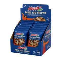 Mix Nuts 40g – Display Com 12 Unidades - Happy Life