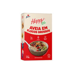 Aveia em Flocos Grossos Happy Life 170g